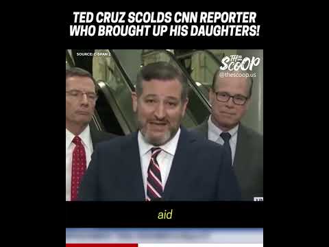 Outrageous.  This CNN reporter has zero class.  Ted Cruz handled this like a .