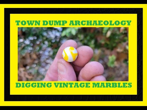 Town Dump Archaeology - German Hand Made Marbles - Bottle Digging - Antiques - Toys - Christmas 2024