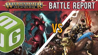 Soulblight Gravelords vs Slaves to Darkness Age of Sigmar 4th Edition Battle Report Ep 3