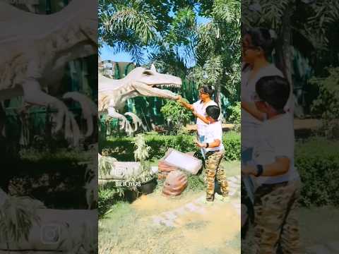 Dinosaur park | #trending #viral #trendingshorts #mahabalipuram #dinosaur #summer