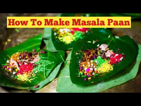 मसाला पान |  How To Make Masala Paan | Masala Paan  |   मसाला पान रेसिपी  | VlogGoals