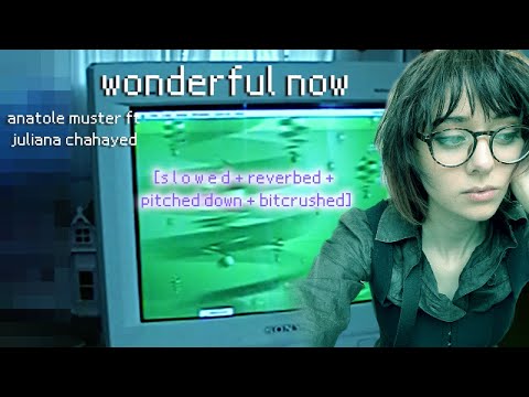 Wonderful now - Anatole Muster ft. Juliana Chahayed [slowed + reverbed + pitched down + bitcrushed]