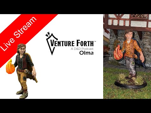 Creative Stream #22 - A Tribute To Venture Forth - Painting 75mm Figurine of the Character: Olma