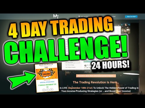 SECURE YOUR SPOT AT THE 4-DAY TRADING CHALLENGE EVENT TODAY!