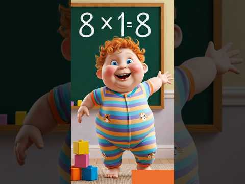 Learn the Table of 8 with Fun! 🎉 | Easy Math for Kids 👶