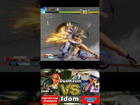 SFV ⚡ Idom (Laura) VS DualKevin (Rashid) Game Street Fighter V