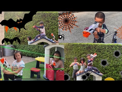 เฮียติน&เฮียเต - NERF WAR สงครามปืนNerf | familytchannel |