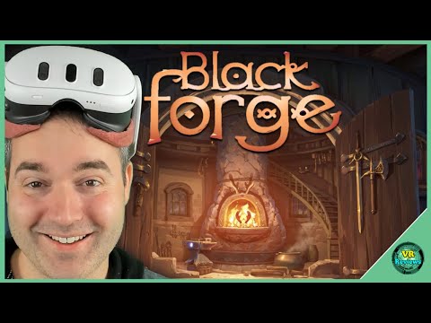 Become A Blacksmith Legend in Black Forge - Fantasy Adventure for Meta Quest! VR Gameplay & Review