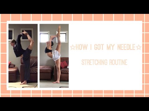 How to get a needle/straight leg scorpion FAST||Stretching routine||Laylah Morrissey