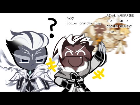 Crunchy chip cookie meets Mercurial Knight Cookie | cookie run: kingdom