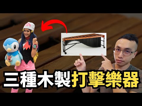 三種木製打擊樂器，木琴Xylophone、Marimba、Claves擊木|用Marimba做弦律配合弦樂的撥奏，做出俏皮的音樂