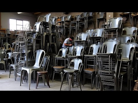 Crafting Metal: A Workshop of Chairs and Stools #zawaskills  #HandcraftedFurniture #WeldingWork