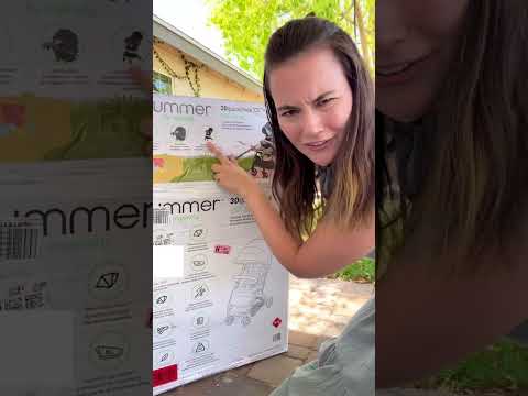 Is this viral $99 Amazon Stroller worth the hype? #strollerreviews #viral #unboxing