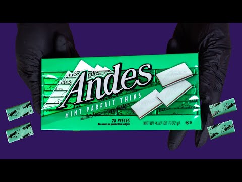 ASMR -Andes Double Mint Chocolate to SandWich