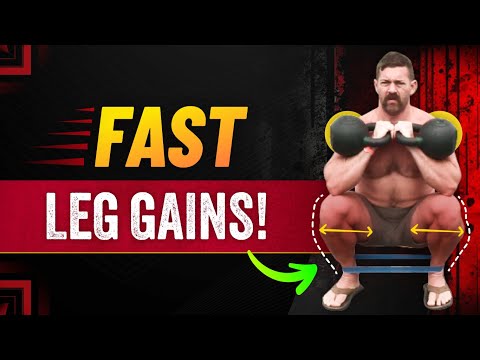 50 Rep Kettlebell Leg Routine For FAST Lower Body Gains | Coach MANdler