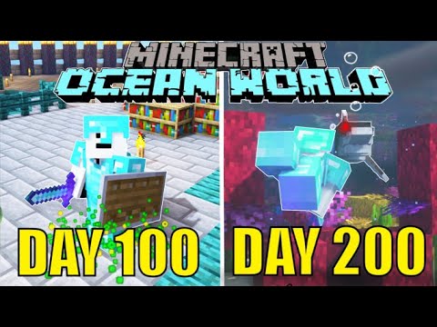 I Survived 200 Days In An Ocean Only World In Hardcore, And Here's What Happened...