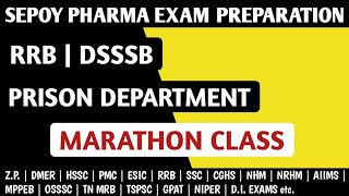 SEPOY PHARMA EXAM PREPARATION | DSSSB PHARMACIST | OSSSC PHARMACIST | RRB PHARMACIST 2024