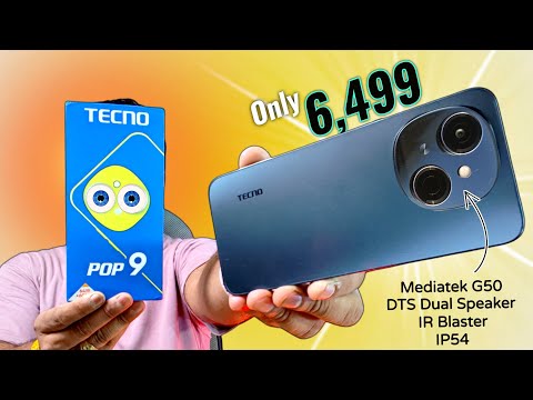 Tecno Pop 9 Unboxing & Review After 7 Days | Best 4G Mobile Only Rs 6499 🔥