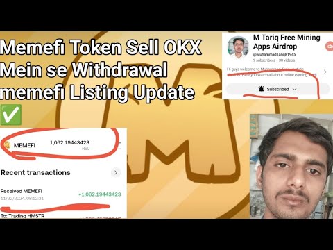 Memefi Tokens Sell OKX Mein Se Withdrawal Successful ✅ Memefi Listing Update ✅