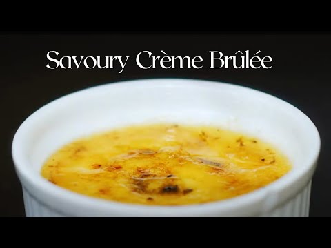 PARMESAN Crème Brûlée: A Savory Twist on a Classic Dessert Delight