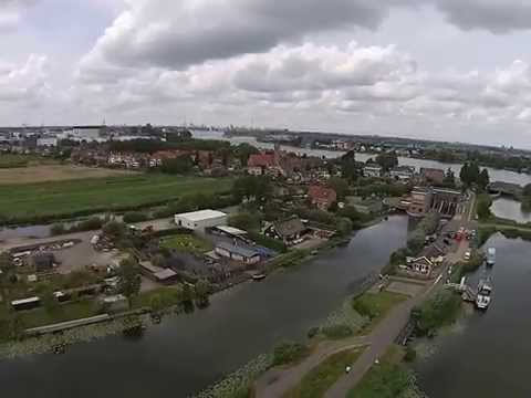 Flight over Kinderdijk