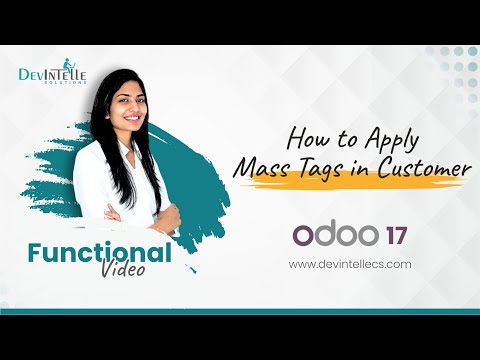 How to Apply Mass Tags in Customer in odoo | #odoo