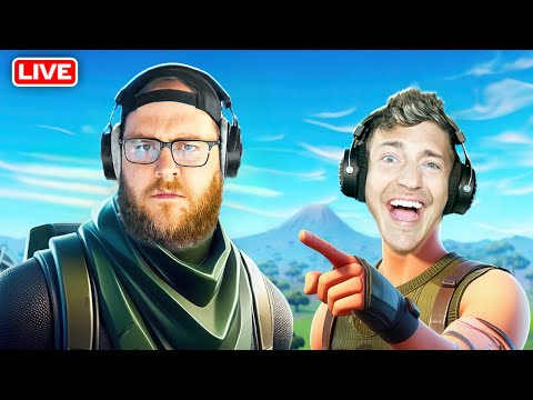 Lets Laugh At My Bro in Fortnite 🔴 Live