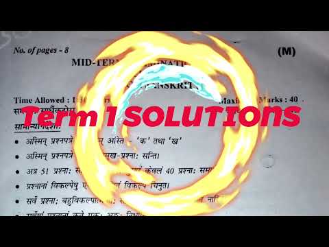 Class 9 Sanskrit Answer Key 2021 | Sanskrit Term 1 Paper solution | Fraz Khan | Khan Study Point