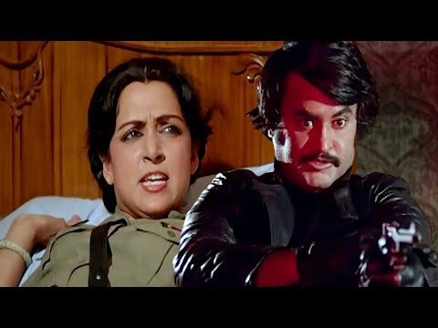 पुलिस ऑफिसर को बिस्तर पर बांध किया ये हश्र - Climax | Rajinikanth | Hema Malini | Andha Kanoon