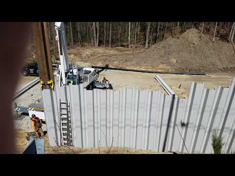 Work on Leominster's Morse Reservoir Dam, April 4, 2019