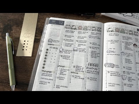 Weekly Plan With Me: Work, Annual Crisis & Grad School Thoughts | Hobonichi Cousin