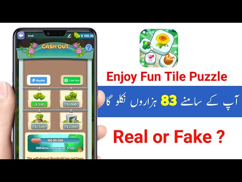 Enjoy Fun Tile Puzzle App withdrawal | Enjoy Fun Tile Puzzle App Real or Fake | Enjoy Fun TilePuzzle