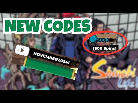 ALL *New* Shindo Life Codes IN November 2024 | Roblox Shindo Life