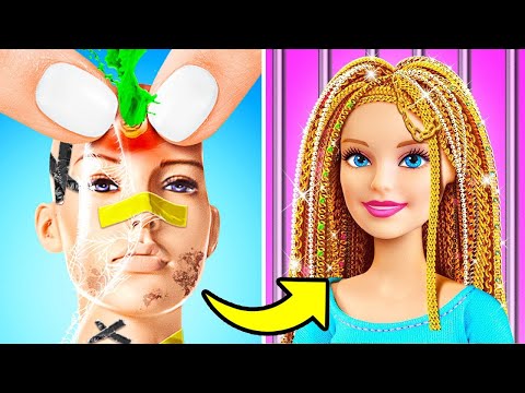 From Homeless to Rich Doll Makeover | We Adopted a Doll