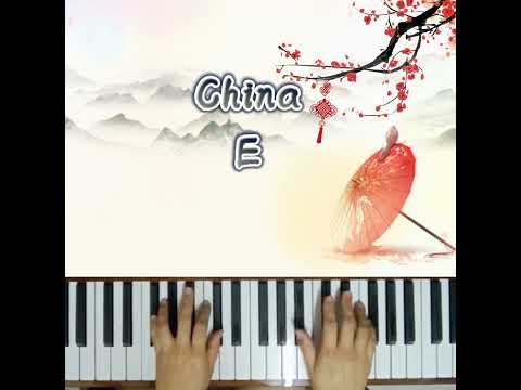 China E ~EDM ✪ Easy piano  | 纯音乐• 中国风~简易钢琴｜ by 徐梦圆