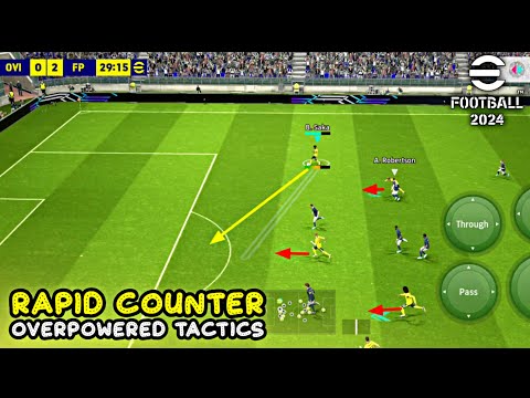 Rapid Counter Attacking Formation You Must Try in eFootball 2024 Mobile