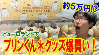 【サンリオ】ピューロランドで爆買い！ポムポムプリンの＊まみれのグッズが大量販売されたので散財してきました！【Sanrio Puroland】