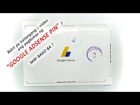 OPENING my GOOGLE ADSENSE PIN by Anak Bukid