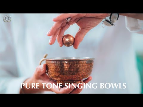 ♫ 乾淨無廣告 ♫ 100分鐘純頌缽冥想~ 療癒放鬆 & 正能量 ~ 100min Pure Tone Tibetan Singing Bowl Healing sound