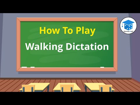 How To Play Walking Dictation | Fun Classroom Game