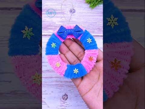 Christmas Tree Decor Wreath Ornaments 🎅 #christmas #shorts #craft #diy #ornaments