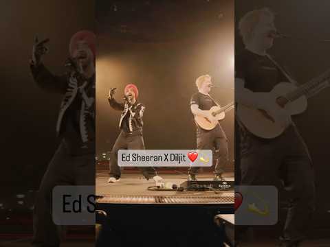 Ed Sheeran X Diljit Dosanjh Live Performance | #edsheeran #diljitdosanjh #liveinconcert #mumbai