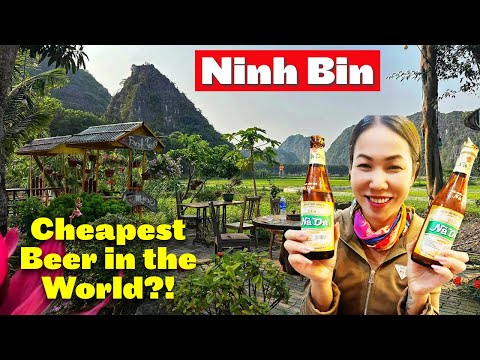 Exploring Ninh Binh - Day and Night - Cheapest Beer in the World?! 🍻🍻🍻