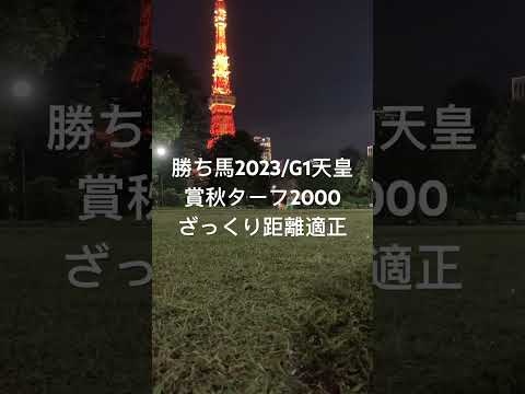 勝ち馬2023/G1天皇賞秋超得意距離?/イクイノックス3000キタサン産駒1400キングヘイロー産駒2000シャトーブランシュから2200，ドウドゥース2500ハーツ産駒bcマイル下牝馬から2000