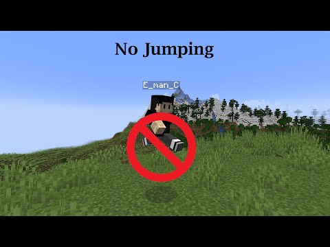 So I Tried Beating Hardcore Minecraft Without Jumping