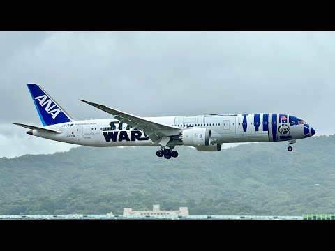 2024.9.14 全日空NH853 Boeing 787-9星際大戰R2-D2彩繪機