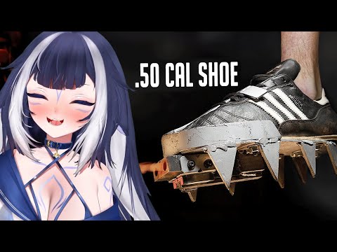 Shylily Reacts to I made the worlds most powerful soccer shoe - I did a thing