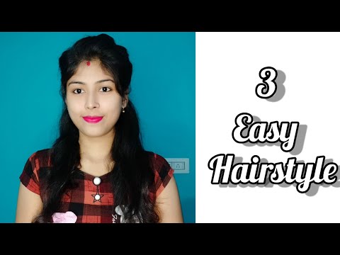 Easy & Simple 2 Minute HairStyle//Cute & Easy Hairstyle For Mediam Hair