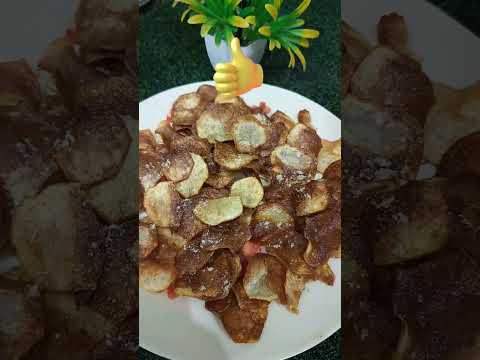 Potato Chips Recipe #viral #food #shortvideo #youtubeshorts #youtube #youtube #shorts #short #yummy