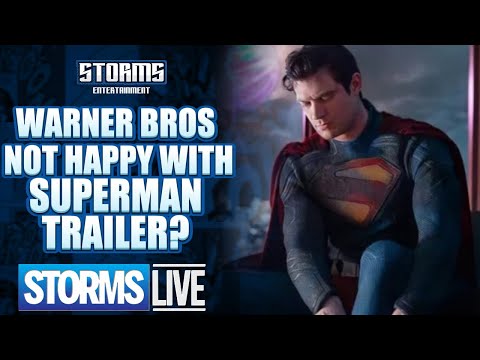 Warner Bros. NOT Happy with Superman Trailer - STORMS LIVE!